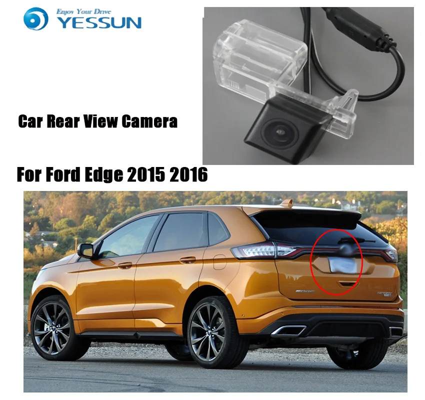 

YESSUN Автомобильная камера для Ford Edge 2015 2016 Автомобильная hd камера заднего вида CCD ночного видения Водонепроницаемая + высокое качество