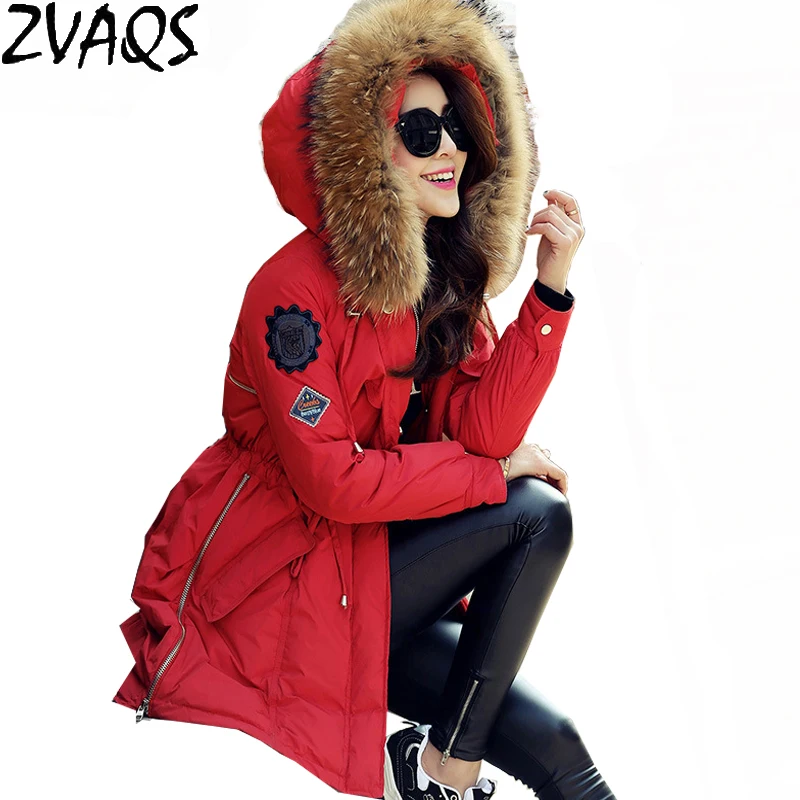 Новая европейская куртка из натурального енота с большим меховым воротником и