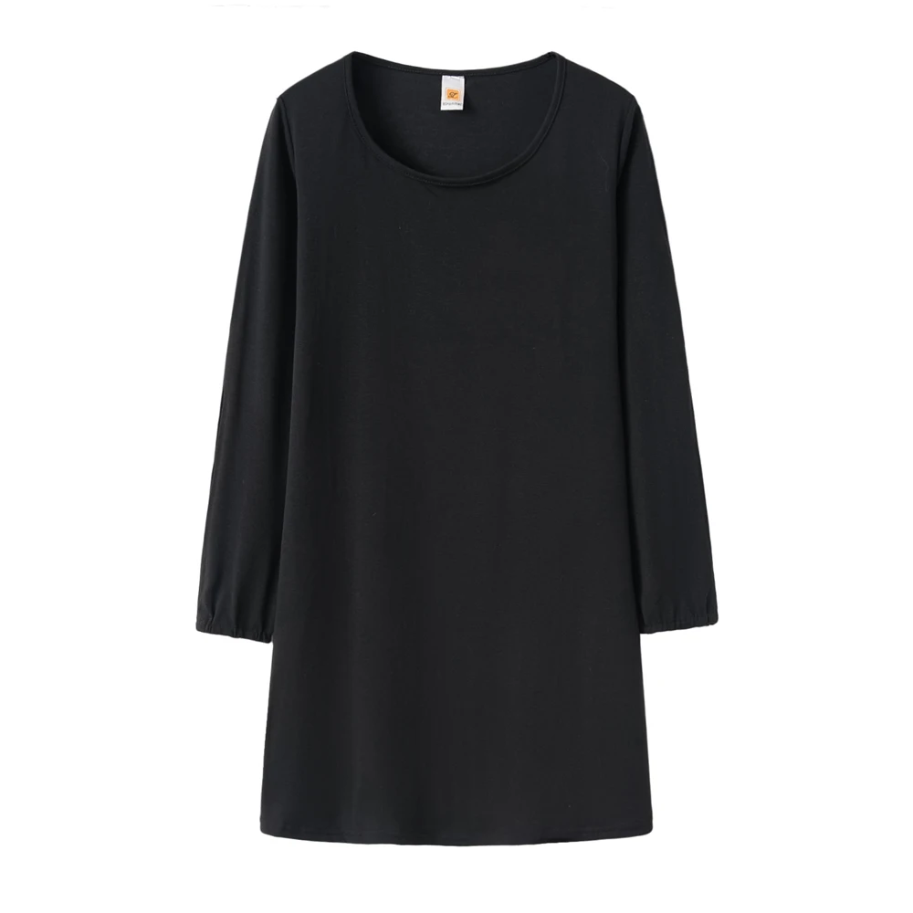 Felpe Donna 2019 осень с круглым вырезом длинным рукавом черные женские толстовки