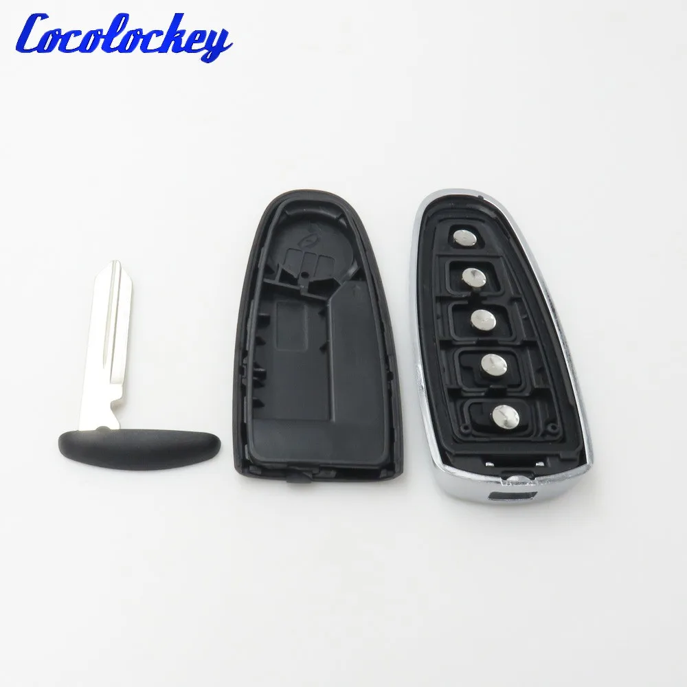 Cocolockey 5 кнопок дистанционный брелок для ключей чехол Ford Edge Explorer Escape Flex Focus без