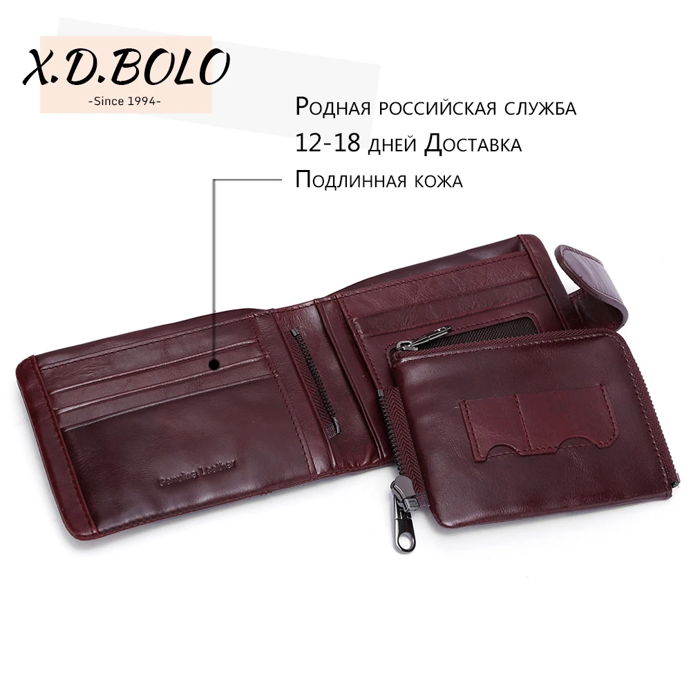 X.D Боло 2019 Новейший Новый Стильный Женский Кошелек с Чистой Натуральной Яловой