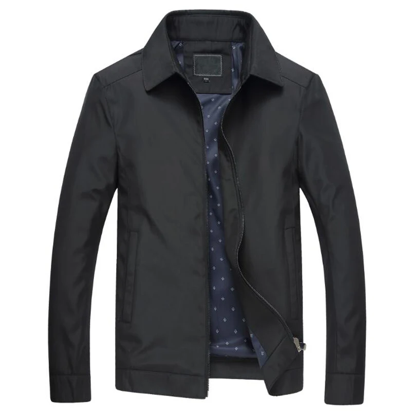 Ветровка мужская с лацканами ветровка в деловом стиле повседневная верхняя