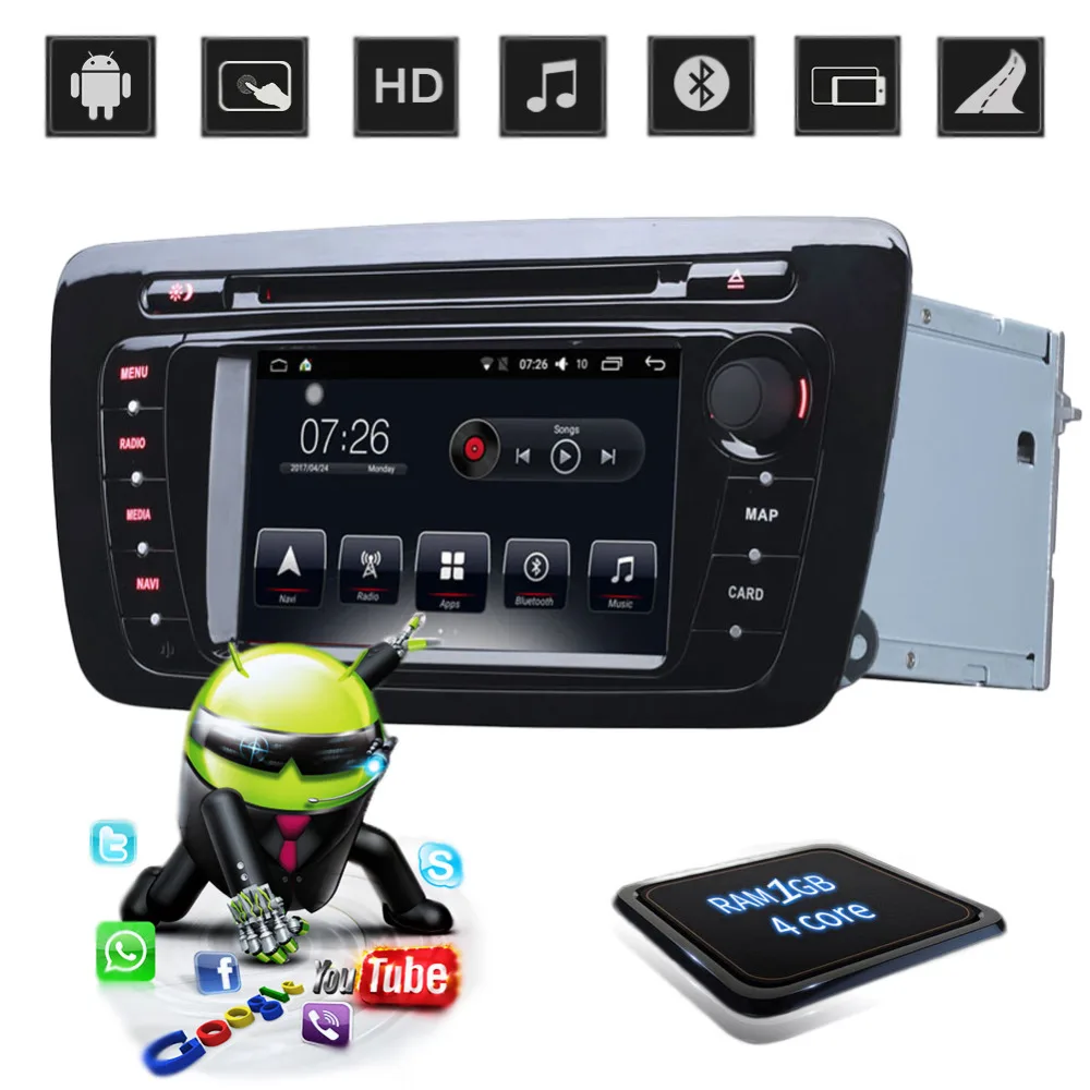 Двойной 2 Din Android 7 1 автомобильный DVD плеер стерео радио WIFI Bluetooth 6 &quotHD сенсорный