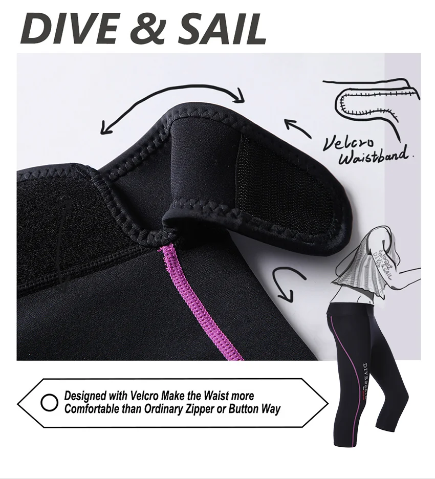 DIVE& SAIL 1,5 мм неопрен Дайвинг шорты от Гидрокостюма капри брюки укороченные брюки зимние плавательные брюки для мужчин и женщин гребля дайвинг серфинг