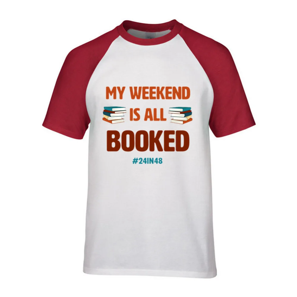 2019 новейший дизайн молодой человек футболка мой уик-энд-все забронированы #24in48