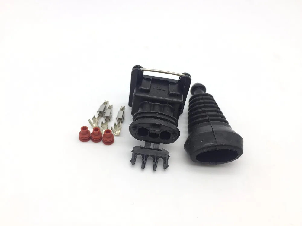 5 шт./лот, 3 Pin/Way, Junior power Timer(JPT), карта, датчик, вилка, корпус, автомобильный разъем с резиновой загрузкой, 282191-1 Tyco/Amp