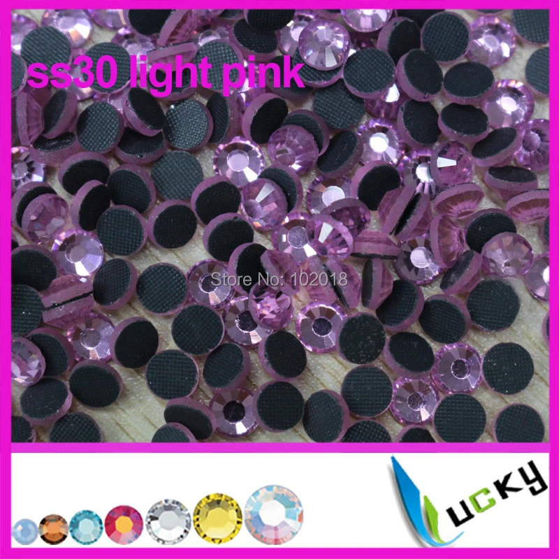 Free shipping High quality hotfix rhinestone DMC! 1440pcs ss20 Light Pink color Heat strass crystal for iron on transfers | Дом и сад