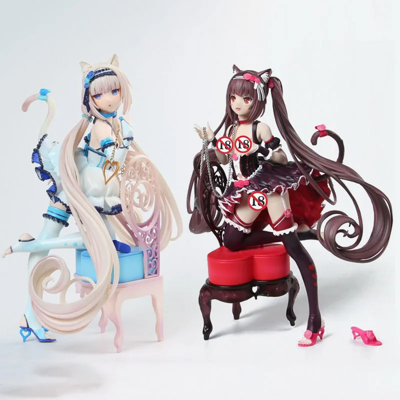 2019 Новый nent blue Nekopara Chocola & Vanilla 1/7 Масштаб ПВХ фигурка сексуальные аниме фигурки