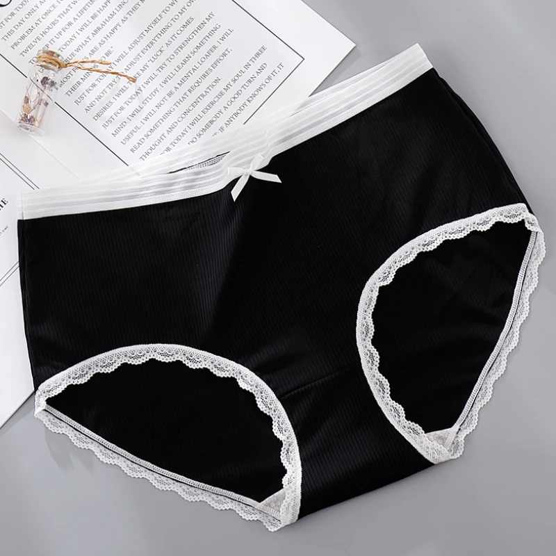 Большие размеры 2XL/4XL женские роскошные трусы дышащие кружевные трусики