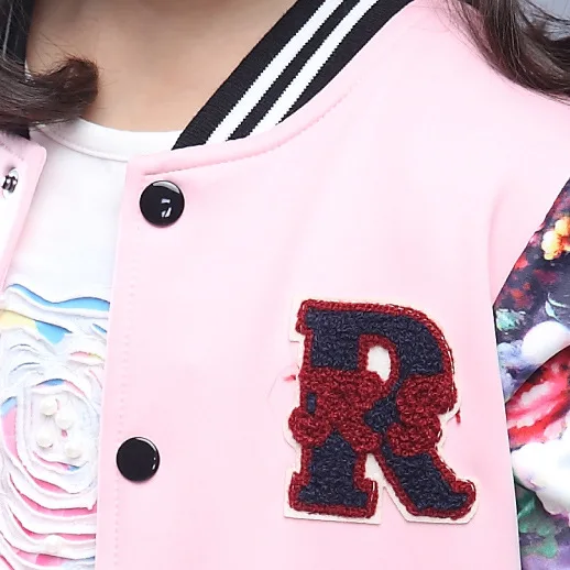 Новинка 2017 г. бейсбольные куртки для девочек-подростков детские худи на весну