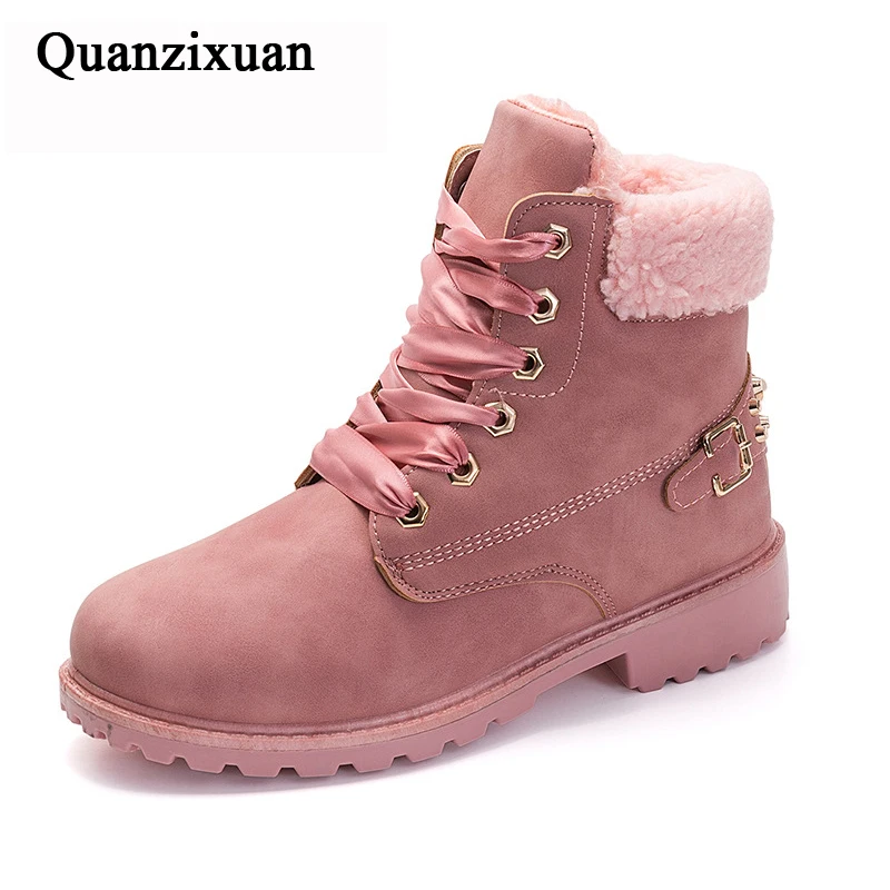 Новые розовые женские ботинки повседневные ботильоны на шнуровке женская обувь