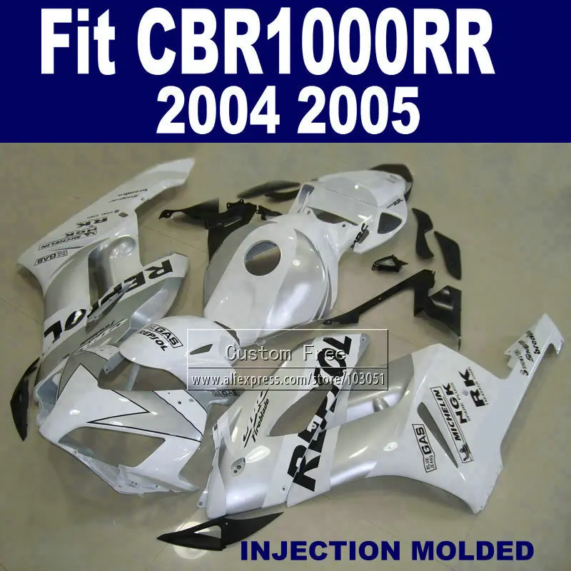 Комплект обтекателей ABS для 04 05 Honda CBR1000RR CBR 1000 RR 2004 2005 1000RR|fairing kit|repsol fairing1000 rr |