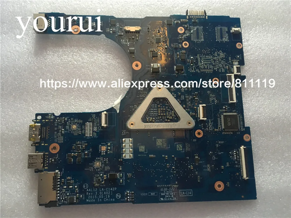 

FOR Dell Inspiron 5555 Laptop Motherboard Y7P00 0Y7P00 CN-0Y7P00 LA-C142P E2-7110 1.8GHz CPU Integrated