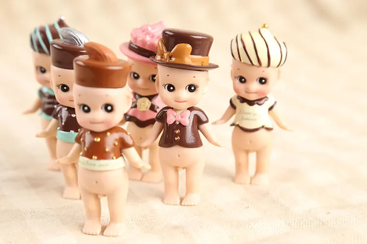 10 компл./лот Kewpie кукла Sonny Angel Baby набор игрушек День Святого Валентина шоколадная