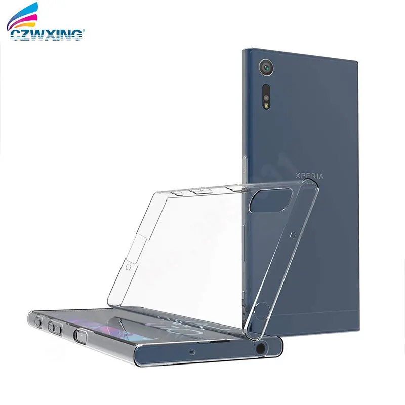 Чехол для Sony Xperia XZ силиконовый прозрачный чехол из ТПУ телефона Dual F8332 F8331 / XZs G8232