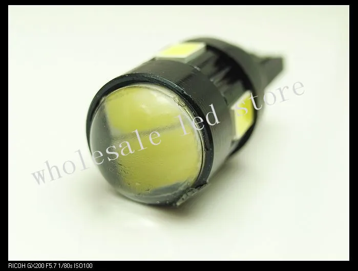 10 шт. индикаторная лампа для прибора 194 W5W 6 SMD 5630 3W Супер яркая широкая T10