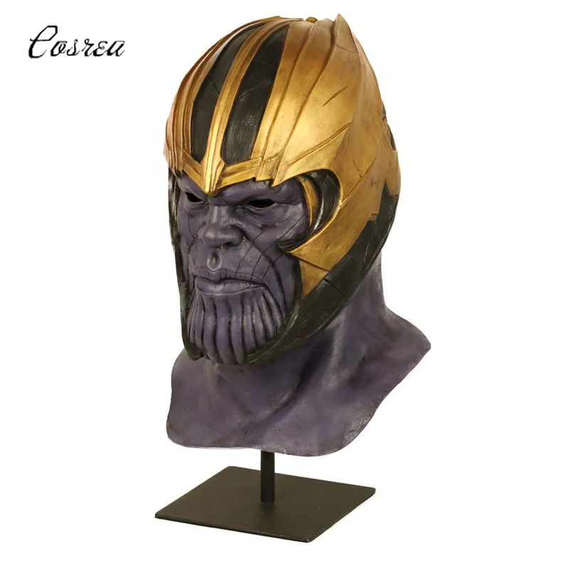 Маска для шлема Thanos полная маска лица Бесконечная война перчатки Хэллоуина Loki Tony