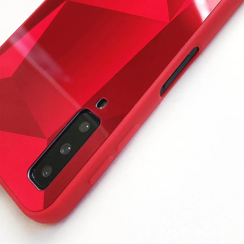 Roc Joan Diamond Gemstone Plain Case For Samsung Galaxy A9 A8 A7 A6 Plus 2018 Cases Soft TPU Edge Phone Cover Coque |