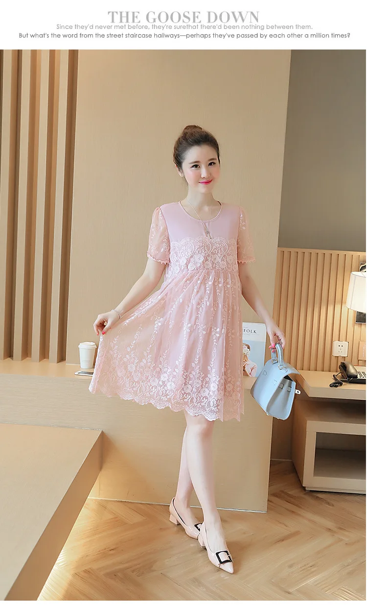 Беременные Vestidos кружевное платье для беременных женская одежда Беременность платье летнее платье для беременных для будущих мам Костюмы