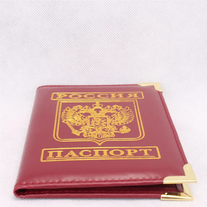 2019 русская Кожаная Обложка на паспорт обложки органайзер для путешествий