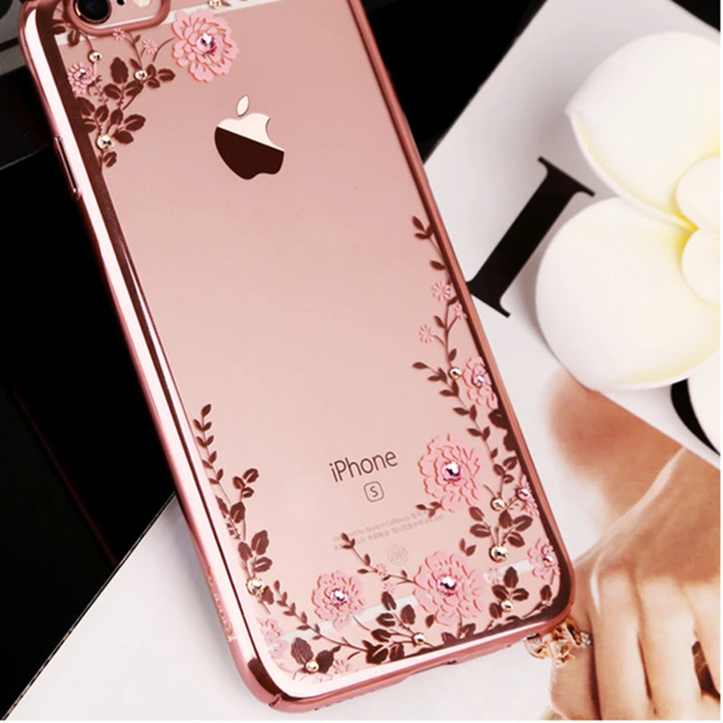 NFH Celular чехол для iPhone 5 5s SE 6 6S Plus роскошный блестящий X 7 8 с гальваническим покрытием