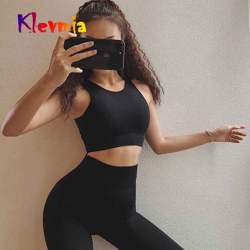 Women Seamless Sport Bra Fitness Gym Running Bras Push Up Crop Tops Brassiere Athletic Underwear Workout Breathable Tank Top | Спорт и
