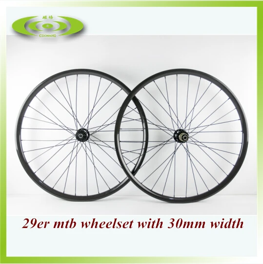 Продажа с завода 32H/32H 30 мм ширина колеса 29er MTB 3K Глянцевые mtb диски novatec hub D711SB/D712SB|mtb