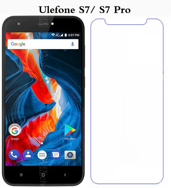Закаленное стекло для Ulefone S7 5,0 дюймов 9H 2.5D Защита экрана для Ulefone S7 Pro