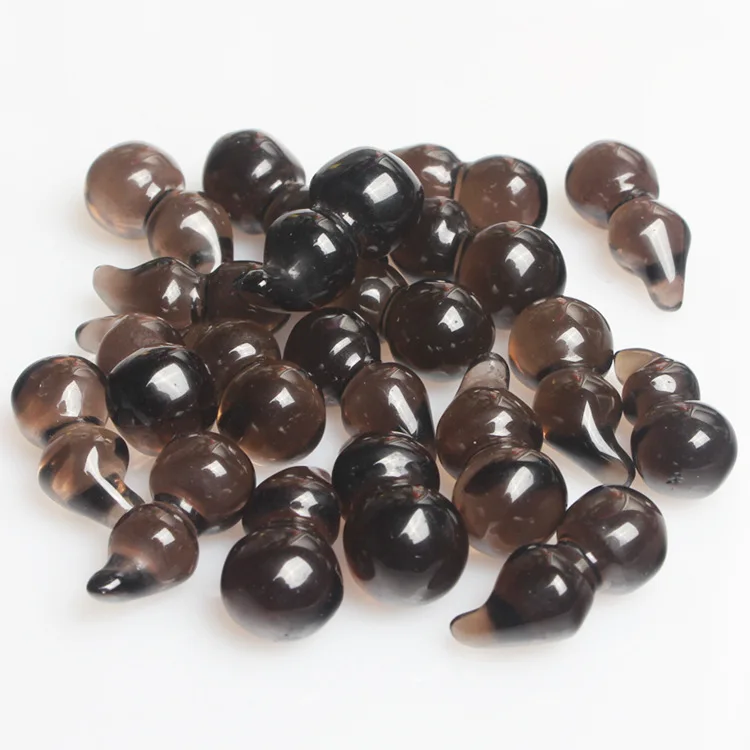 Wholesale Natural Smok y Quartz Brown Gourd Crystal Charming Shape Pendant Bead Men Women Necklace Jewelry Gift | Украшения и