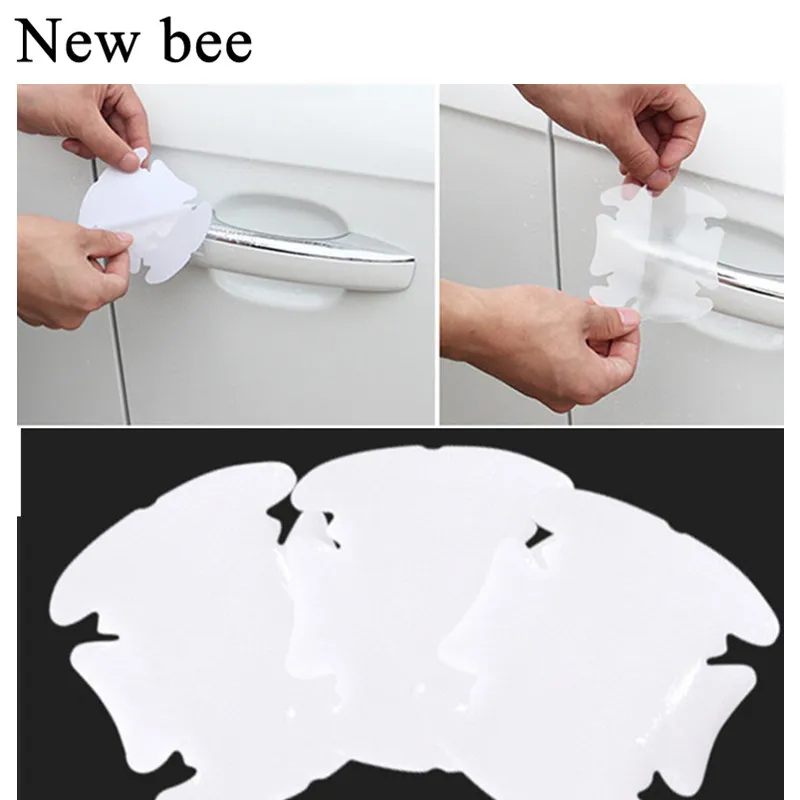 Newbee универсальная наклейка для стайлинга автомобиля ручка двери чаша защита от