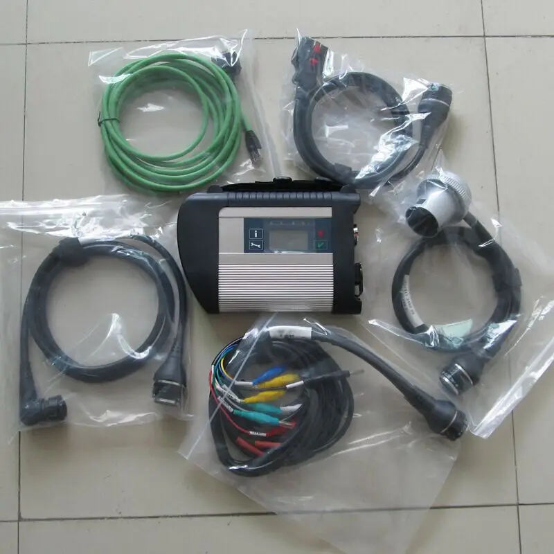 MB Star C5 SDConnect C4 с программным обеспечением 12/ и ноутбуком D630 профессиональная Автоматическая диагностика SD Подключение C5 Wi-Fi диагностический сканер - Цвет: SD C4