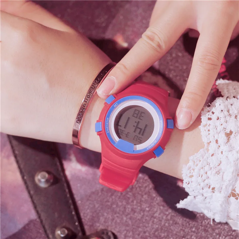 2018 модные женские часы для спорта на открытом воздухе цифровые военные армейские