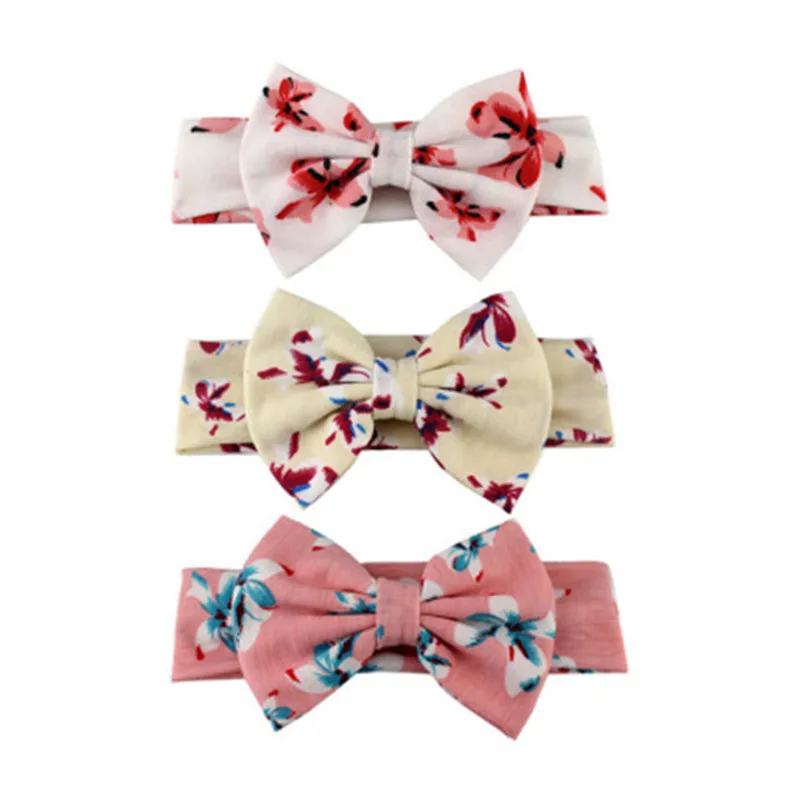 3 шт./компл. Лидер продаж для маленьких девочек Мягкая Детская повязка на голову с