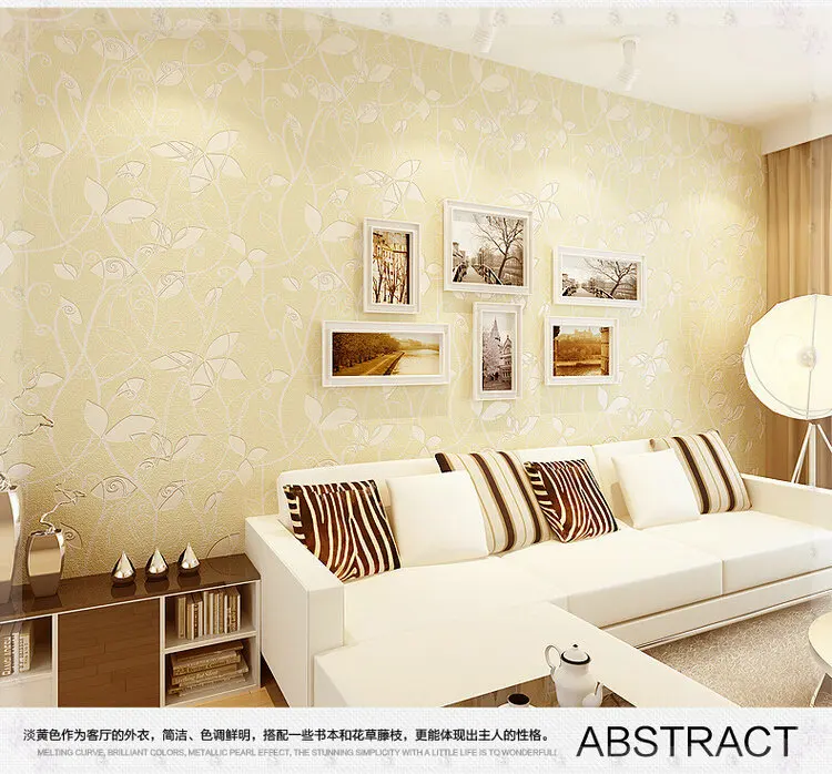 2014 Modern European non woven 3D wallpaper bedroom TV background the living room modern papel de parede new | Обустройство дома