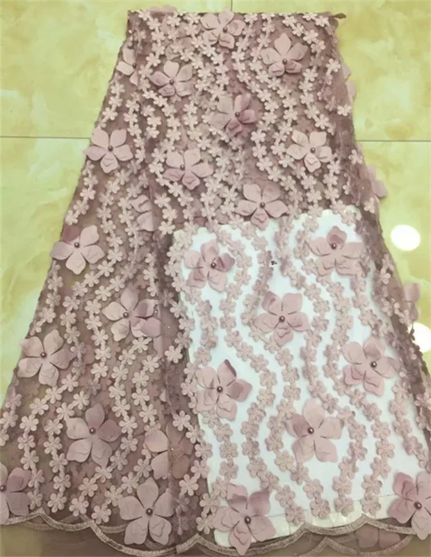 Африканский кружевной ткани 2018 высокое качество кружева вышивка ткань 5Y