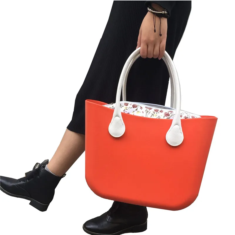 Классическая женская сумка, O Bag, стильные ручки, силиконовая прорезиненная водонепроницаемая пляжная женская сумка, женская baobao ЭВА, водонепроницаемая, через плечо, O Bag