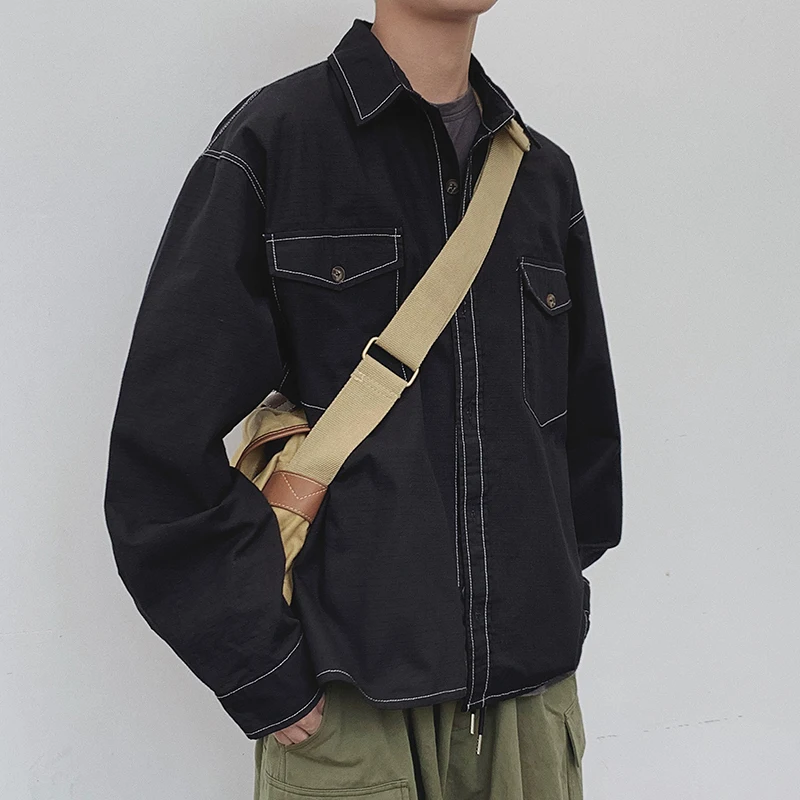 2019 весна и осень Новый японский ретро свободный однобортный пиджак тренд