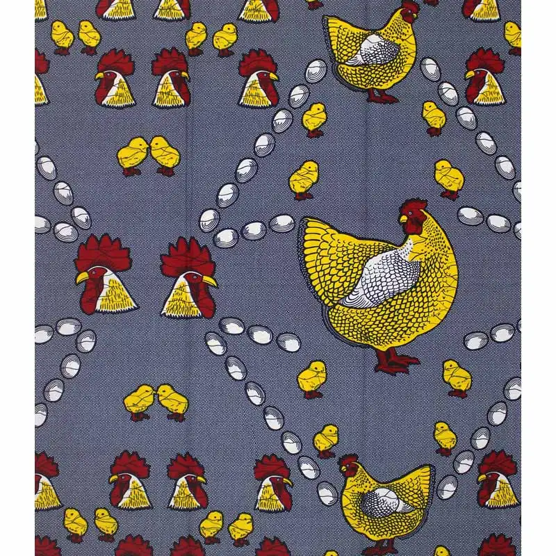 ESEWING Высококачественная африканская вощеная ткань принтом хлопок Анкара швейный материал для платья Анкара восковая Ткань 6 ярдов