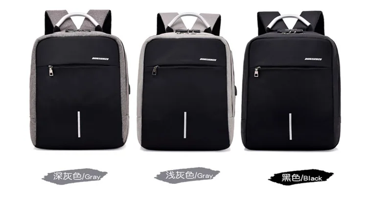 Рюкзак с USB зарядным устройством, Противоугонный рюкзак mochila16 дюймов, мужской рюкзак для ноутбука, Мужская отражающая школьная сумка, водонепроницаемый рюкзак для путешествий