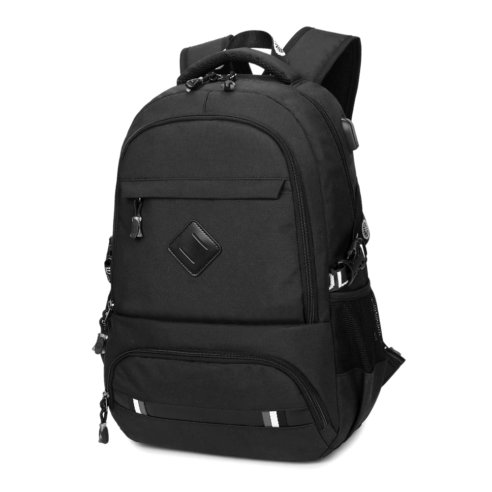 2019 New Travel Business Backpack Nylon Double Shoulder School Bag with USB Charging Port Fits 15.6 Inch Laptop Notebook | Багаж и сумки