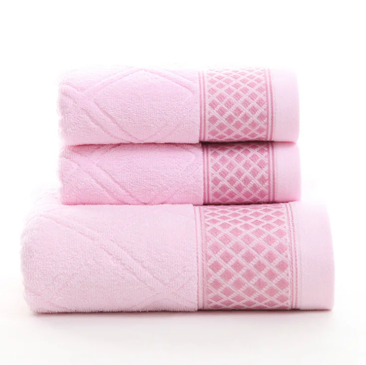 3 шт. 100% хлопковые полотенца набор для ванной быстро сохнет салона красоты душа