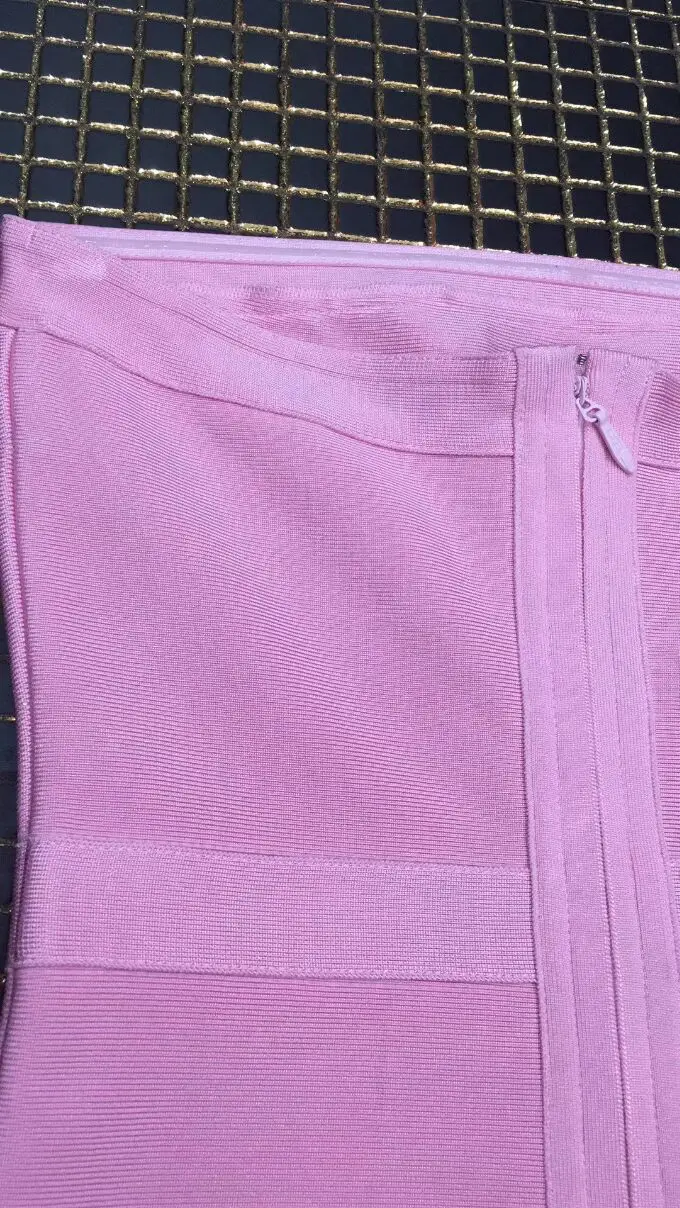 Новое поступление Розовое платье без бретелек Для женщин Элегантный