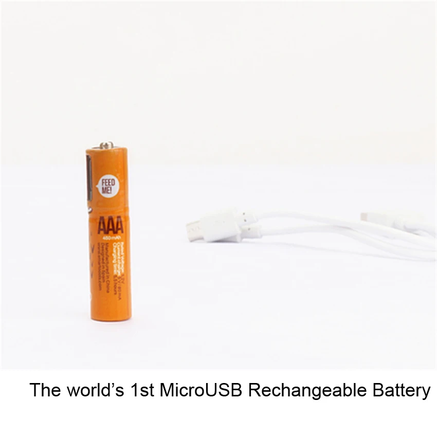 Первый в мире SMARTOOOLS Батареи 2 шт./lot1.2V AAA Micro USB Аккумуляторная Батарея Литиевая Для