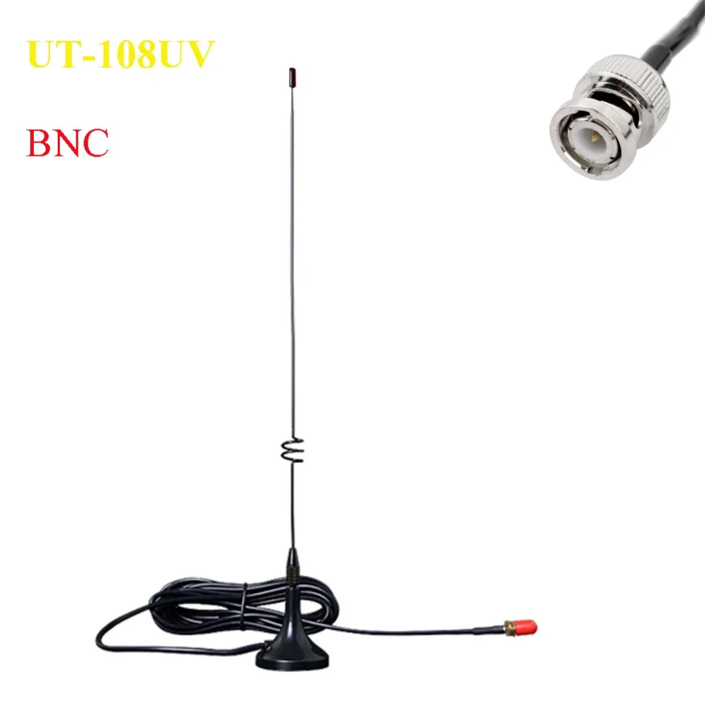UT-108UV Двухдиапазонная 144/430 МГц магнитная антенна для автомобиля BNC Nagoya ICOME Walkie Talkie