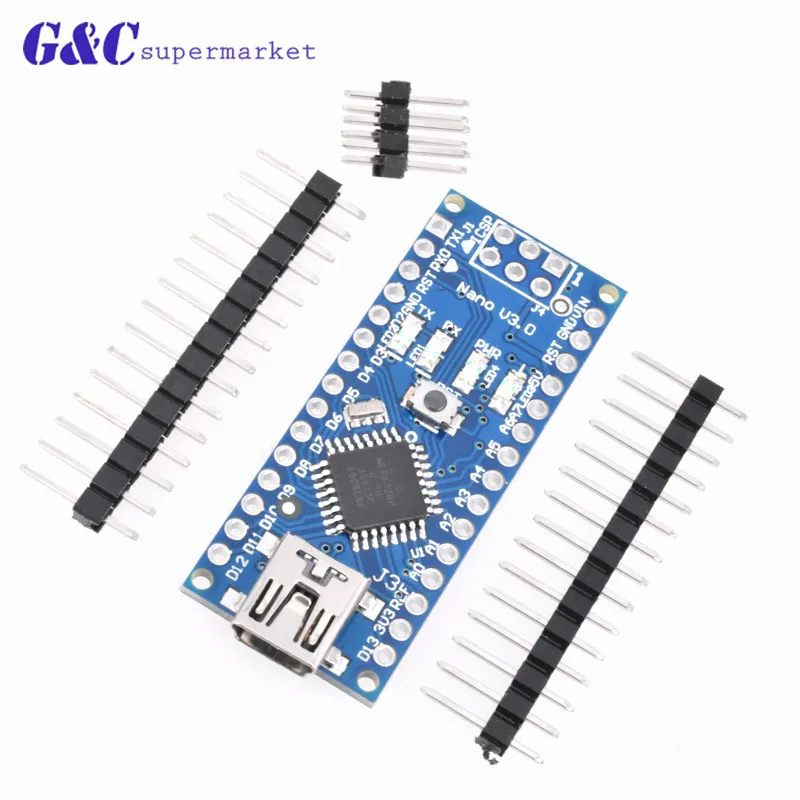 Мини usb с контроллером загрузчика Nano 3 0 совместимый для arduino CH340 USB драйвер 16 МГц NANO