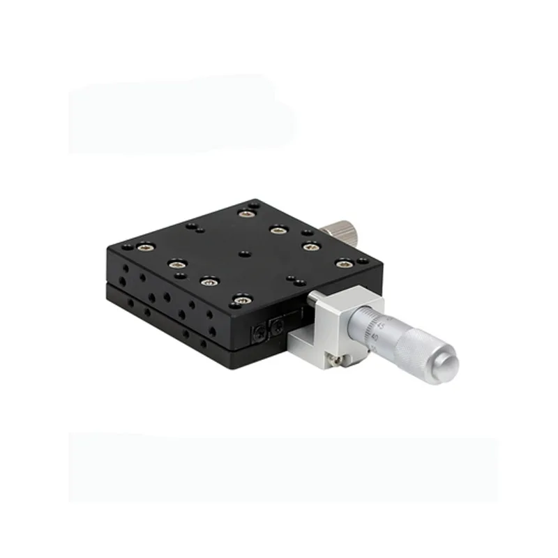 LGX40-C X Axis 40*40 мм ручка микрометр раздвижной сцены направляющей Тип платформы ручное Смещение раздвижной стол LGX40-R, LGX40-L, LGX40-C - Цвет: LGX40-C