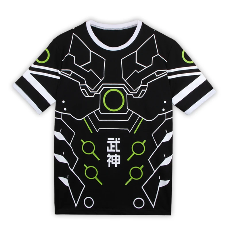 Футболки DVA Reaper Genji Hero для мужчин и женщин футболки с коротким рукавом костюмы