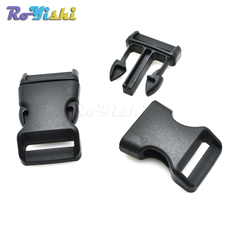 10 шт./упак. 1 &quot(25 мм) Контурные Изогнутые Для Паракорда браслета и собаки жгут