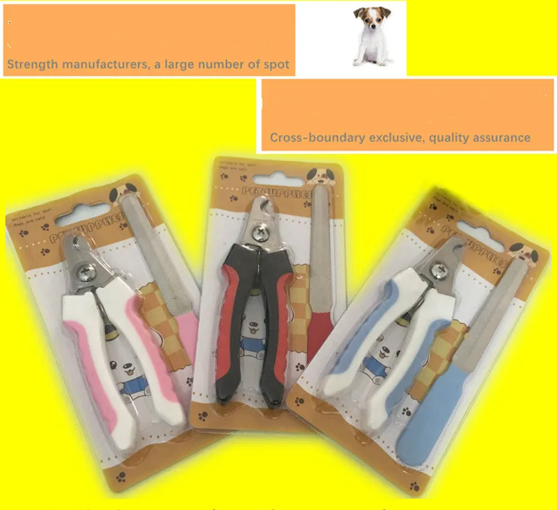 

New pet nail clipper kit for grooming, cat and dog with a file