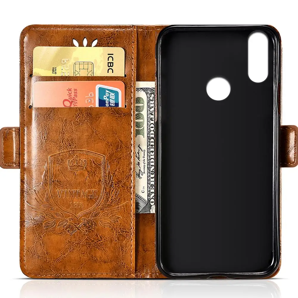 Винтаж тиснением кожаный чехол для Cubot R11 флип силиконовый мягкая сумка